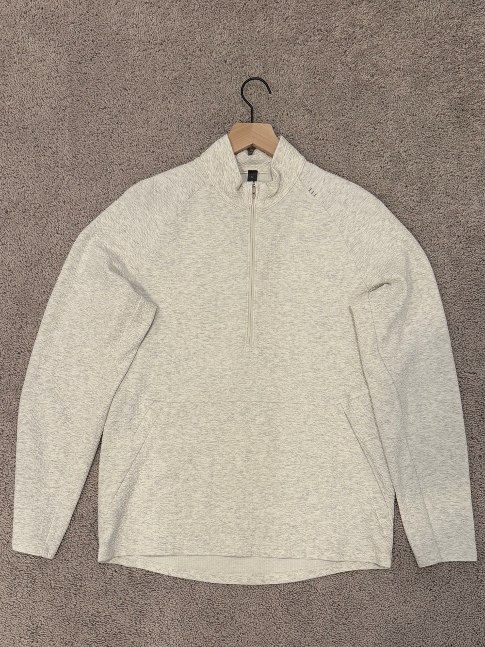 Lululemon Men’s At Ease Quarter Zip Pullover Sweatshirt